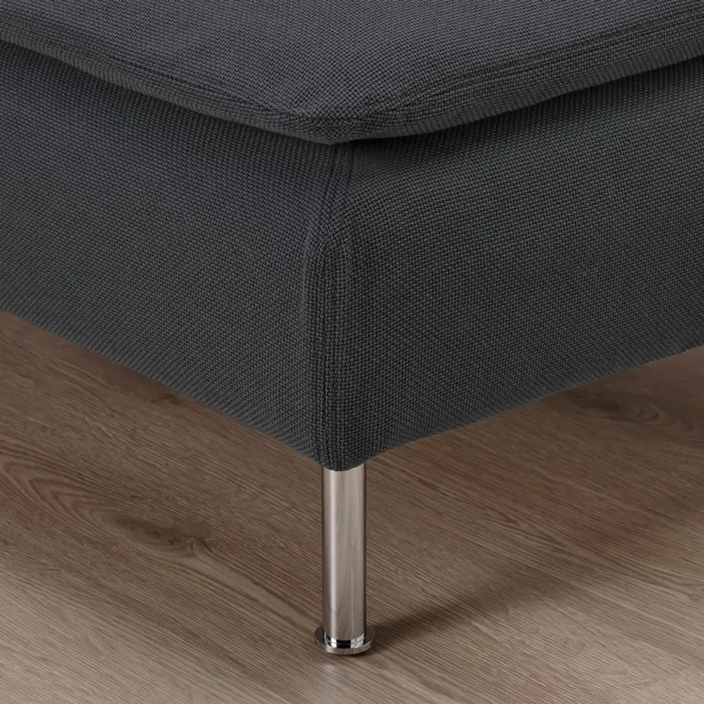 Угловая секция - IKEA SÖDERHAMN/SODERHAMN, 99х99х83 см, черный, СЁДЕРХАМН ИКЕА