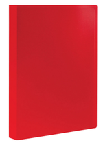 Папка А4 с 60 вкладышами "Office" 0,5мм, красная (BRAUBERG)