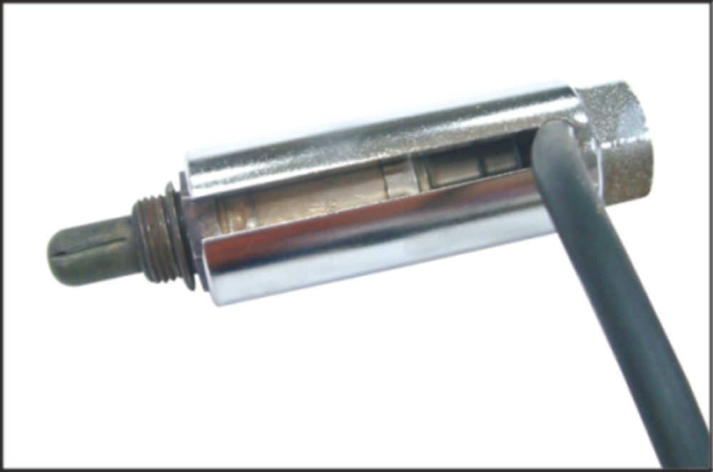 Головка для снятия датчика кислорода 1/2"х22мм 7/8" глубина 90мм,паз 7мм JTC