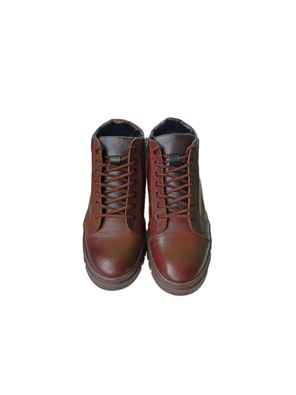 Ботинки из натуральной кожи и меха