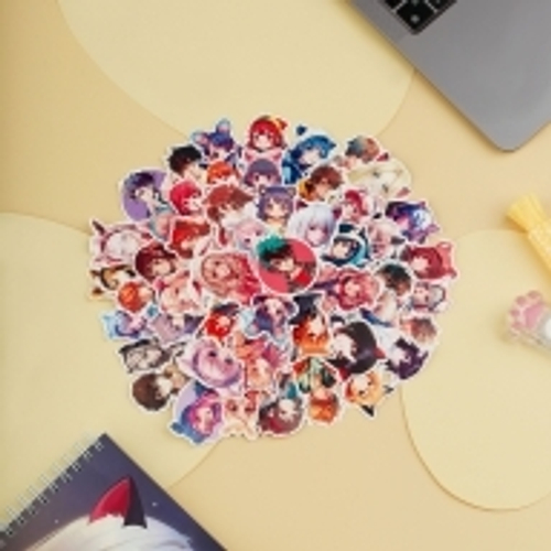 Наклейки бумажные для маркировки MESHU "Neko", 11,5*20см, пакет европодвес