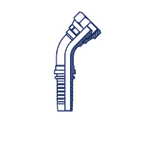 Фитинг DN 12 BSP (Г) 1/2 (45)