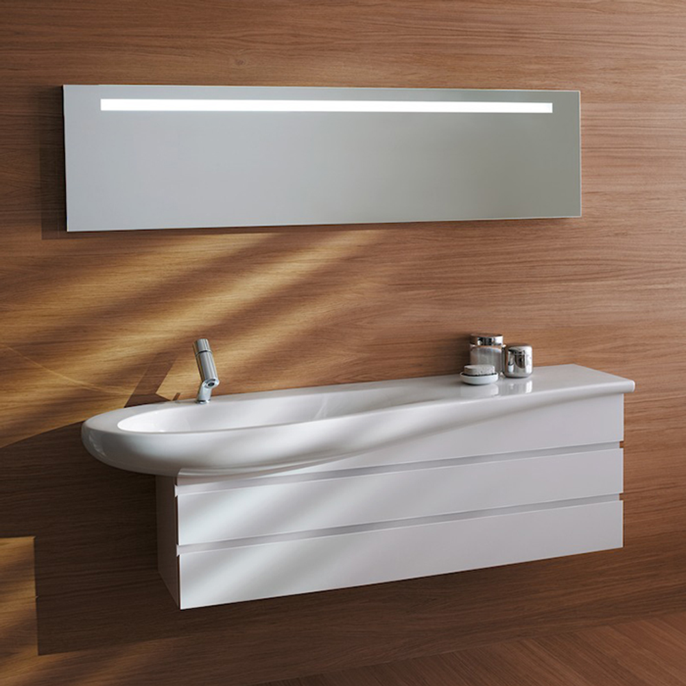 Раковина Laufen Alessi One 8.1497.1.400.104.1 подвесная 160 см, цвет белый