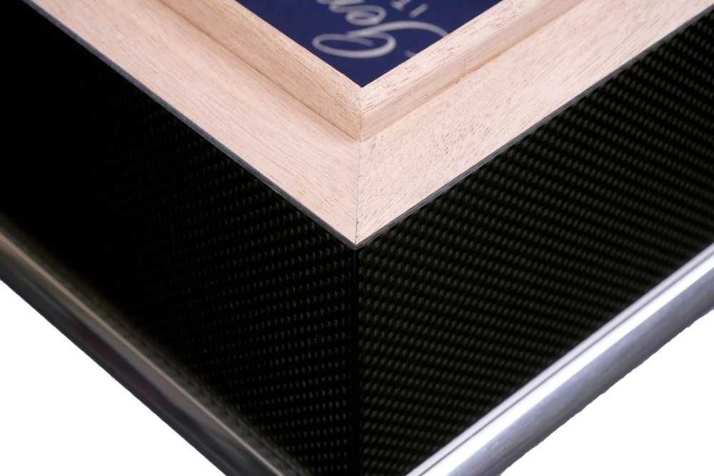 Хьюмидор Gentili Dome Top на 60 сигар, Карбон