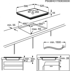 Встраиваемая индукционная варочная панель AEG IKB64301FB