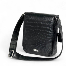 Мессенджер-Сумка через плечо Zilli из кожи крокодила