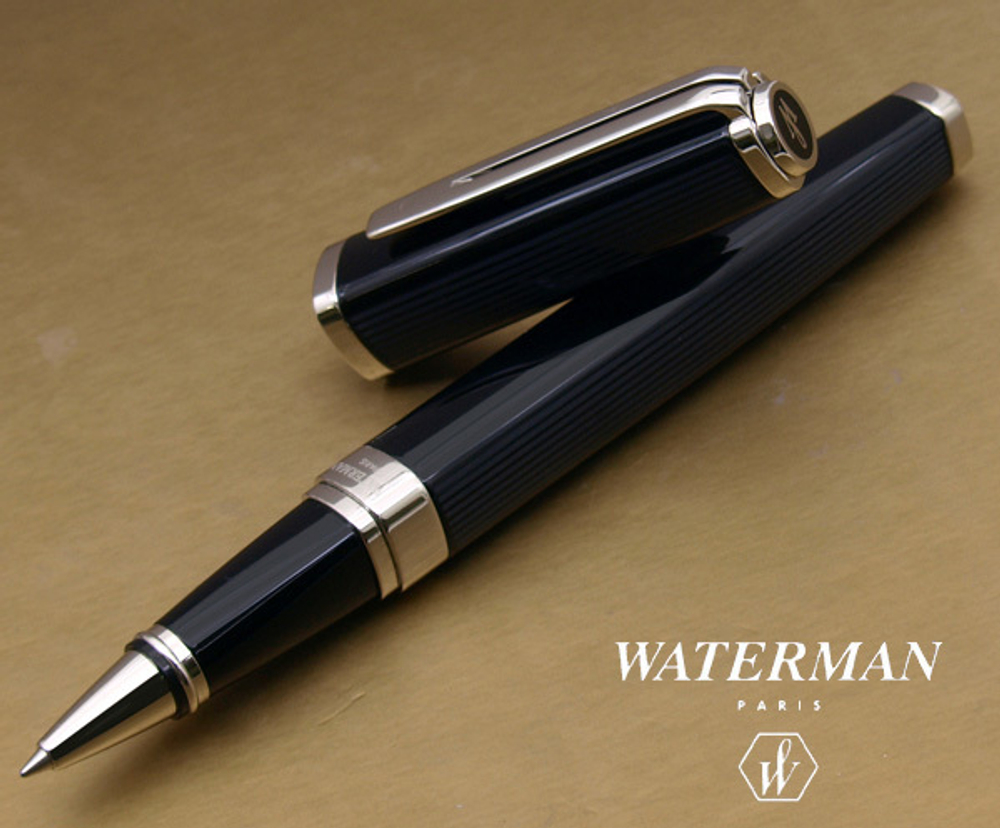 Ручка-роллер Waterman Exception Slim Black ST