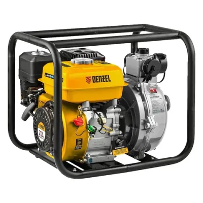 DENZEL PX-50H мотопомпа бензиновая 7 л.с, 600 л/мин, диаметр 50 мм, 99203