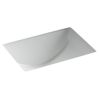 Раковина встраиваемая снизу Ceramicanova Era, с отверстием слива - перелива 460x348x213 мм, белый, арт.CN15002