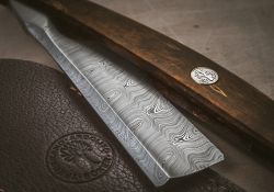 Бритва опасная Böker 140350DAM Anniversary 150 Damascus 6/8фотография - 2