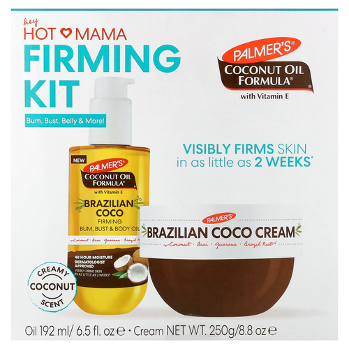 Palmer's, Hot Mama, набор для упругости кожи, 2 шт.