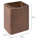 Набор настольный BESTAR "Hercules" из массива дерева (бук), 5 предметов, цвет "орех", 236395