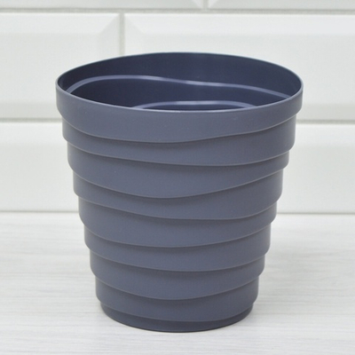 Кашпо Бархан 3,5л, антрацит