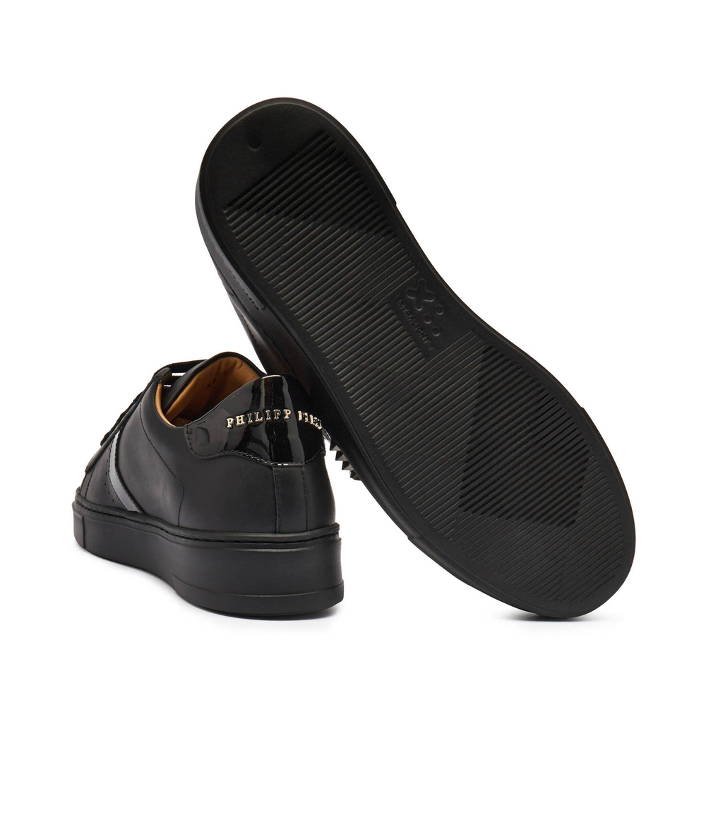 Кожаные кроссовки arrow force Philipp Plein - черный(MSC3997 PLE005N)