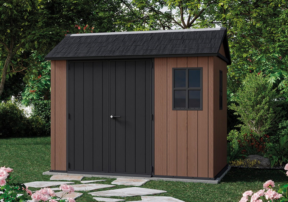 Пластиковый хозблок Keter Newton Plus 975 brown