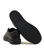 Кожаные кроссовки Calvin Klein - черный(HM0HM01188)