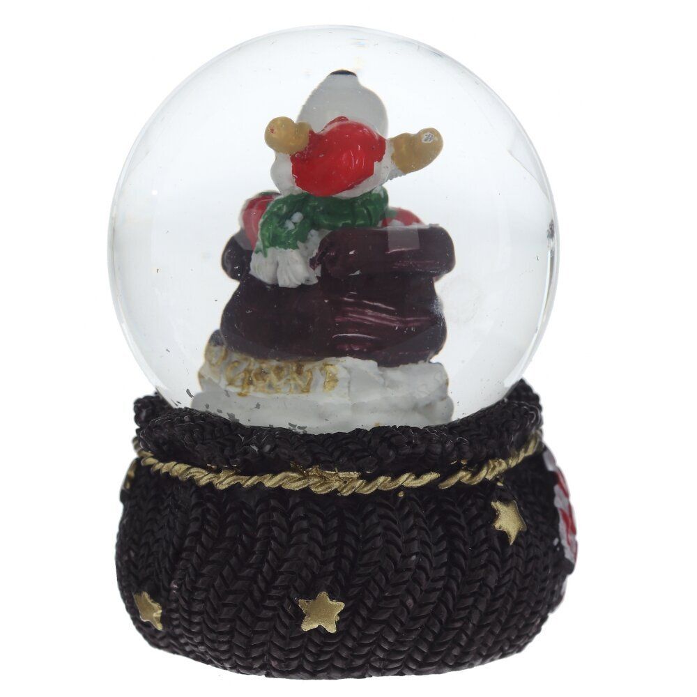 GAEM Фигурка декор в стекл шаре "Дед Мороз/Мишка/Олень", D 4.5 см, L4,5 W5 H6 см, 4в.