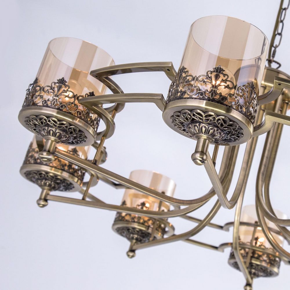 Citilux Ориент CL464183 Люстра подвесная Бронза