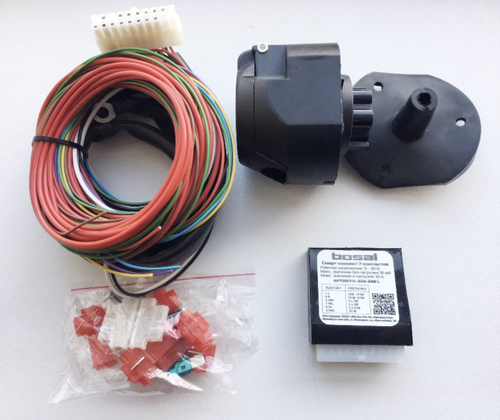 Универсальная электрика к фаркопу с блоком Smart Connect Oris 024-698L (розетка 7-pin)