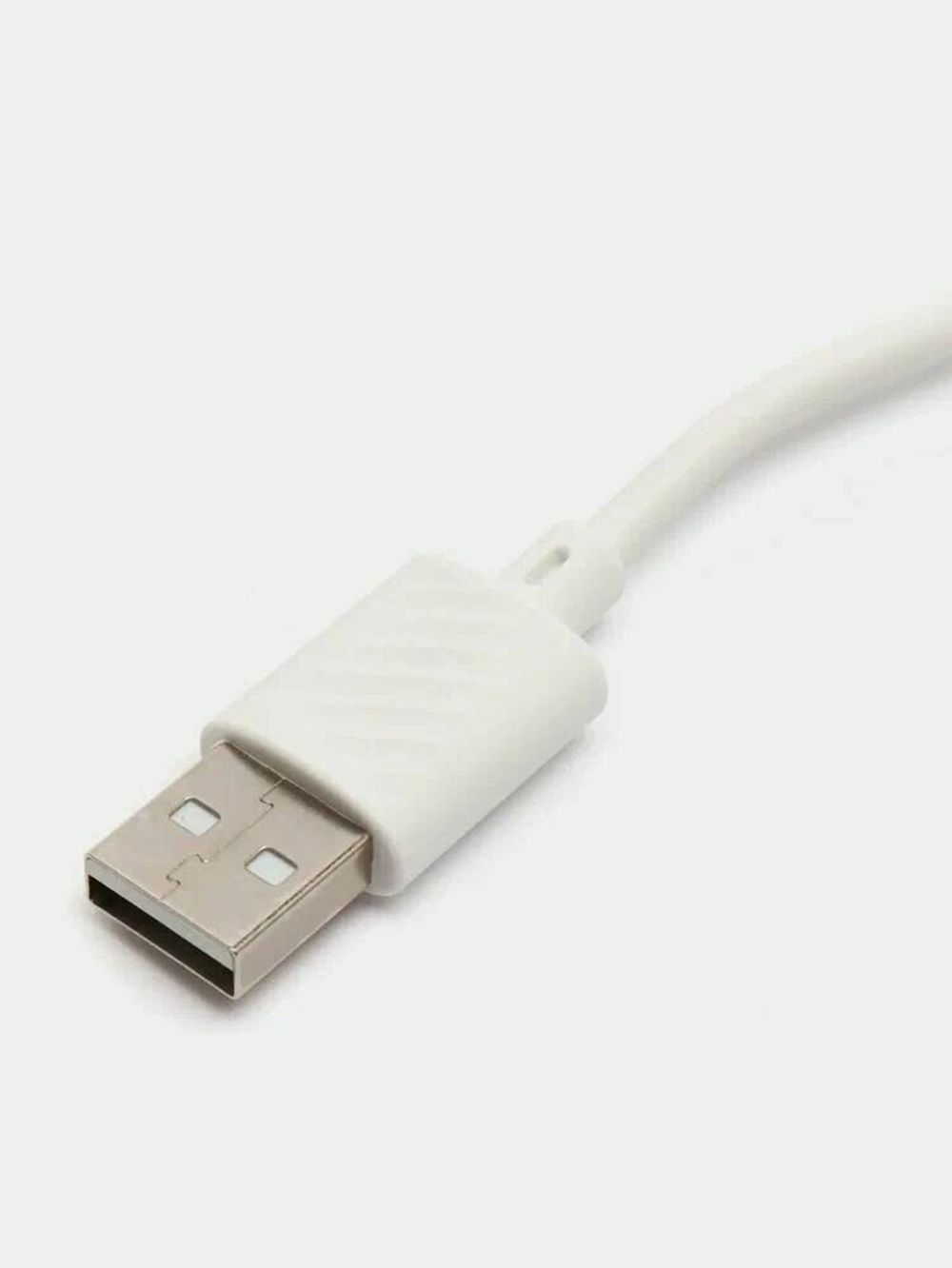 Кабель iPhone Lightning  HOCO X88 Gratified, 1м, круглый, 2.4A белый