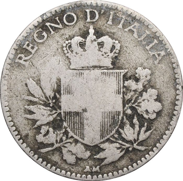 20 чентезимо 1919 Италия (Гладкий гурт) F-VF