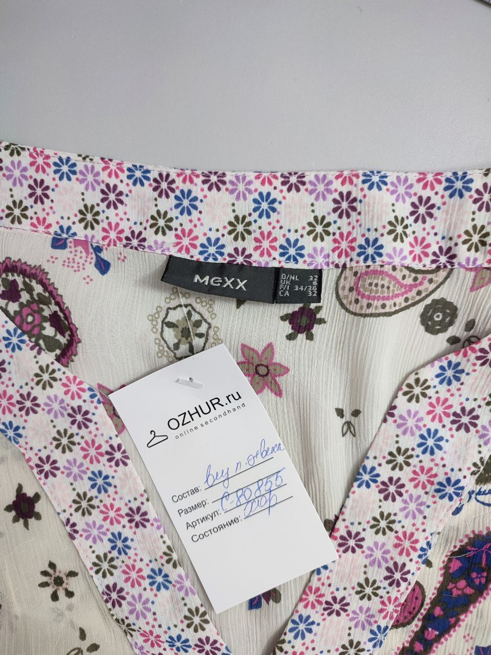Блузка Mexx с принтом 38 размер