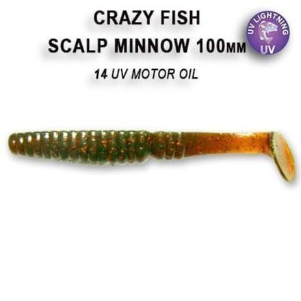 SCALP MINNOW 4" 18-100-14-6 Силиконовые приманки Crazy Fish