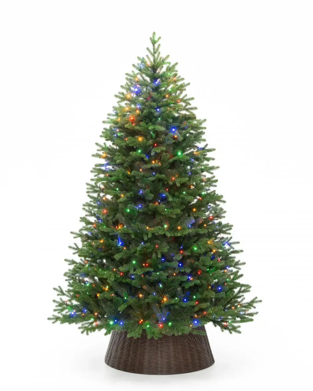 Елка с гирляндой 2в1 «Ванкувер» (Литая+пвх) от 1,8 м до 2,7 м