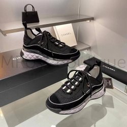 Черные кроссовки Chanel на белой подошве | MRoss Boutique