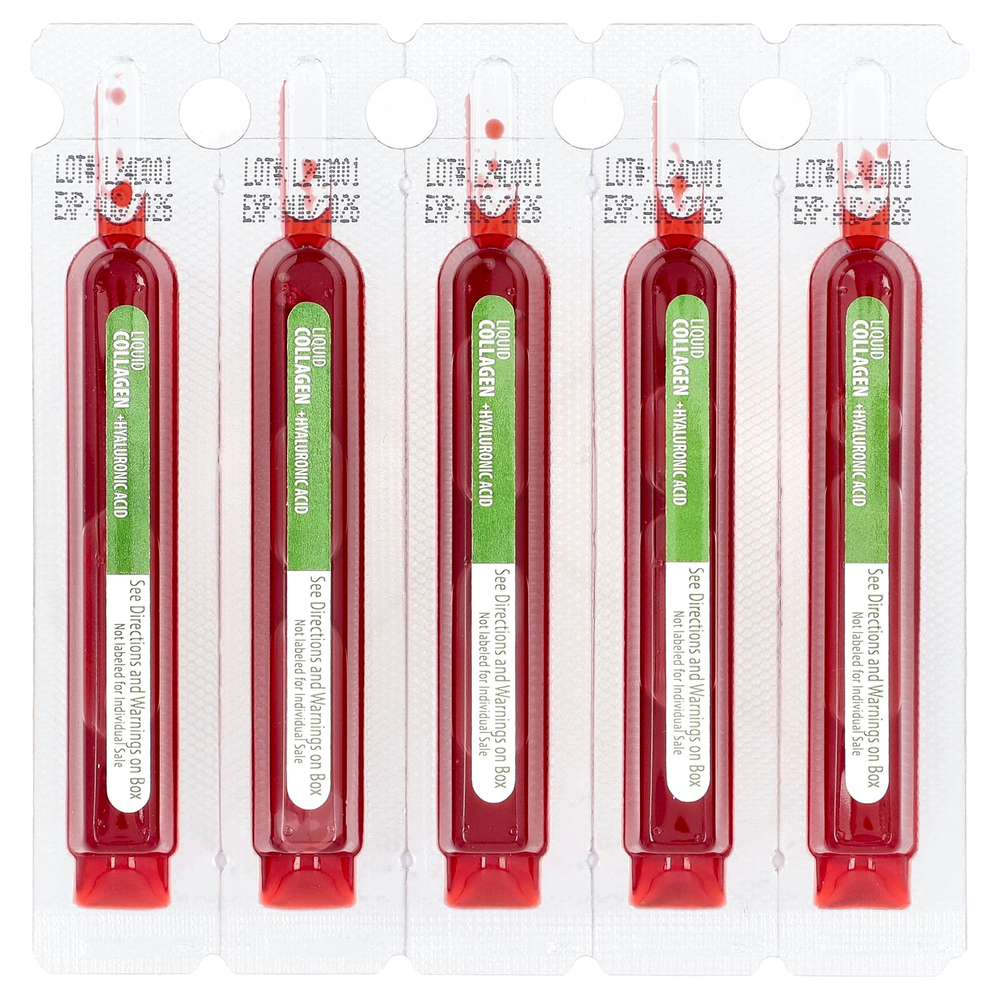 Applied Nutrition, Жидкий концентрат бульона с коллагеном, со вкусом ягод, 10 упаковок по 10 мл