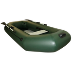 Лодка ПВХ Polar Bird Чирок Гребная PB-240Т Teal со стеклокомпозитной сланью и банкой Серая