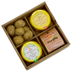 Подарочный набор HoneyForYou "Мед, чай, грецкий орех"