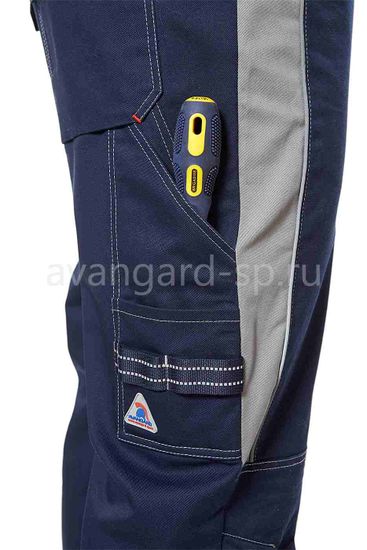 Костюм "Линкор" полукомбинезон (синий/серый)