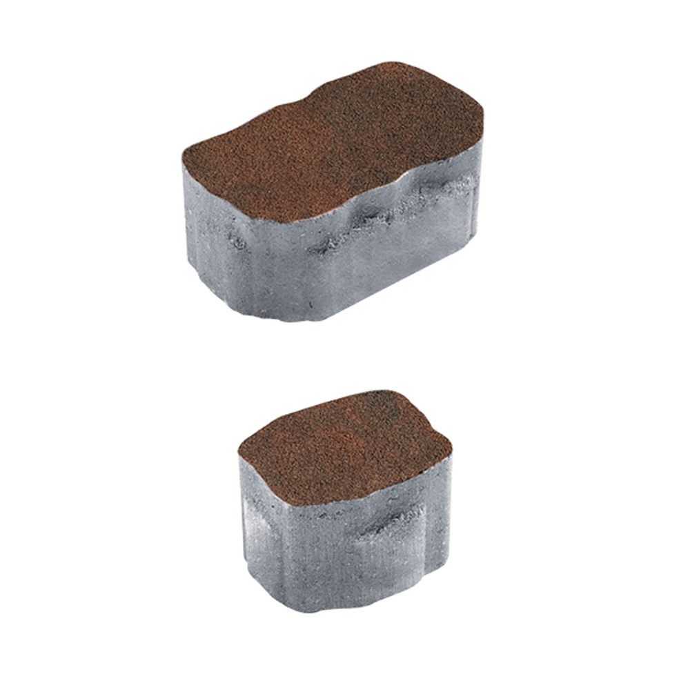 Тротуарная плитка Арена - Листопад гранит Клинкер, комплект из 2 видов плит