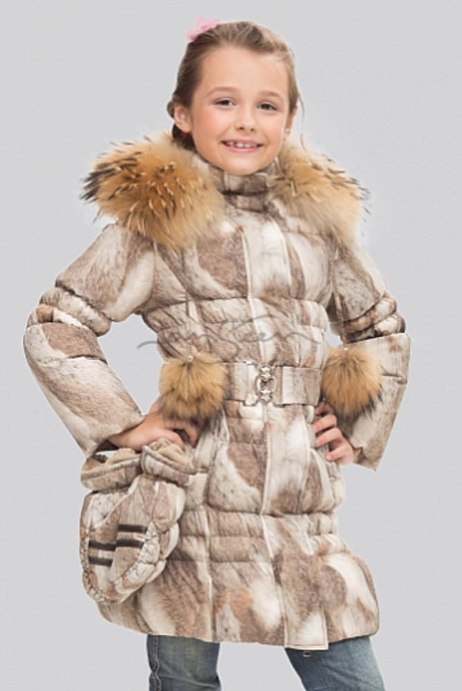 Bilemi Пальто зимнее для девочек пуховое
