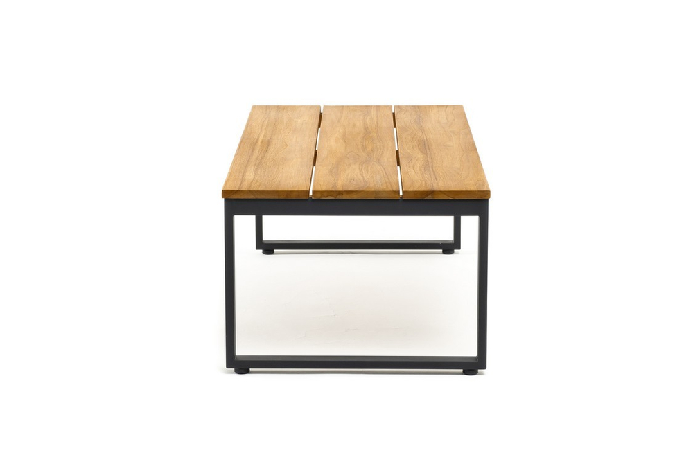 Кофейный стол из алюминия Joygarden ХОРАЙЗОН, темный графит, коричневый