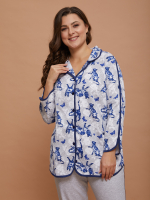 Кофта Кфн-002Х/серый-кошкибабочки