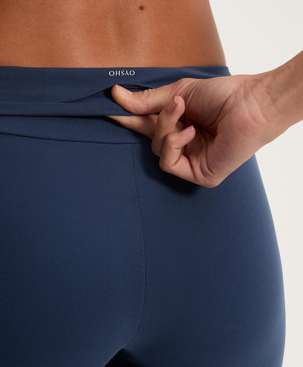 OYSHO Легинсы длиной до щиколотки Comfortlux с высокой посадкой, темно-синий
