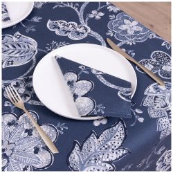 НАБОР СКАТЕРТЬ ПРЯМОУГОЛЬНАЯ С САЛФЕТКАМИ"САПФИР",160Х220СМ-1ШТ, 40Х40СМ-6ШТ,100% Х\Б