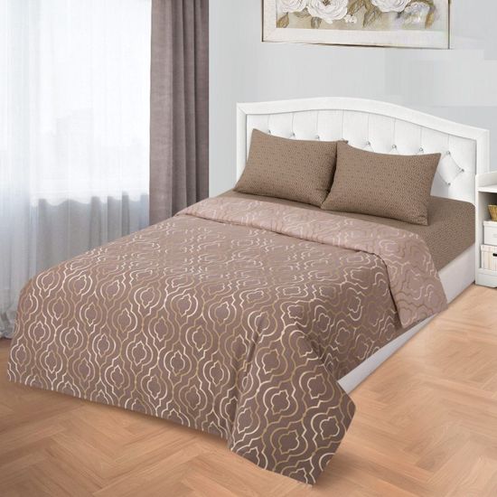 Евро комплект постельного белья Палермо бязь Премиум наволочки 50x70 см