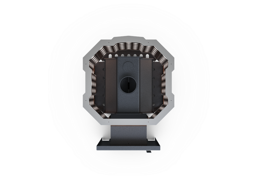 Банная печь Душа- 15 Сетка Ремейк стекло 8мм