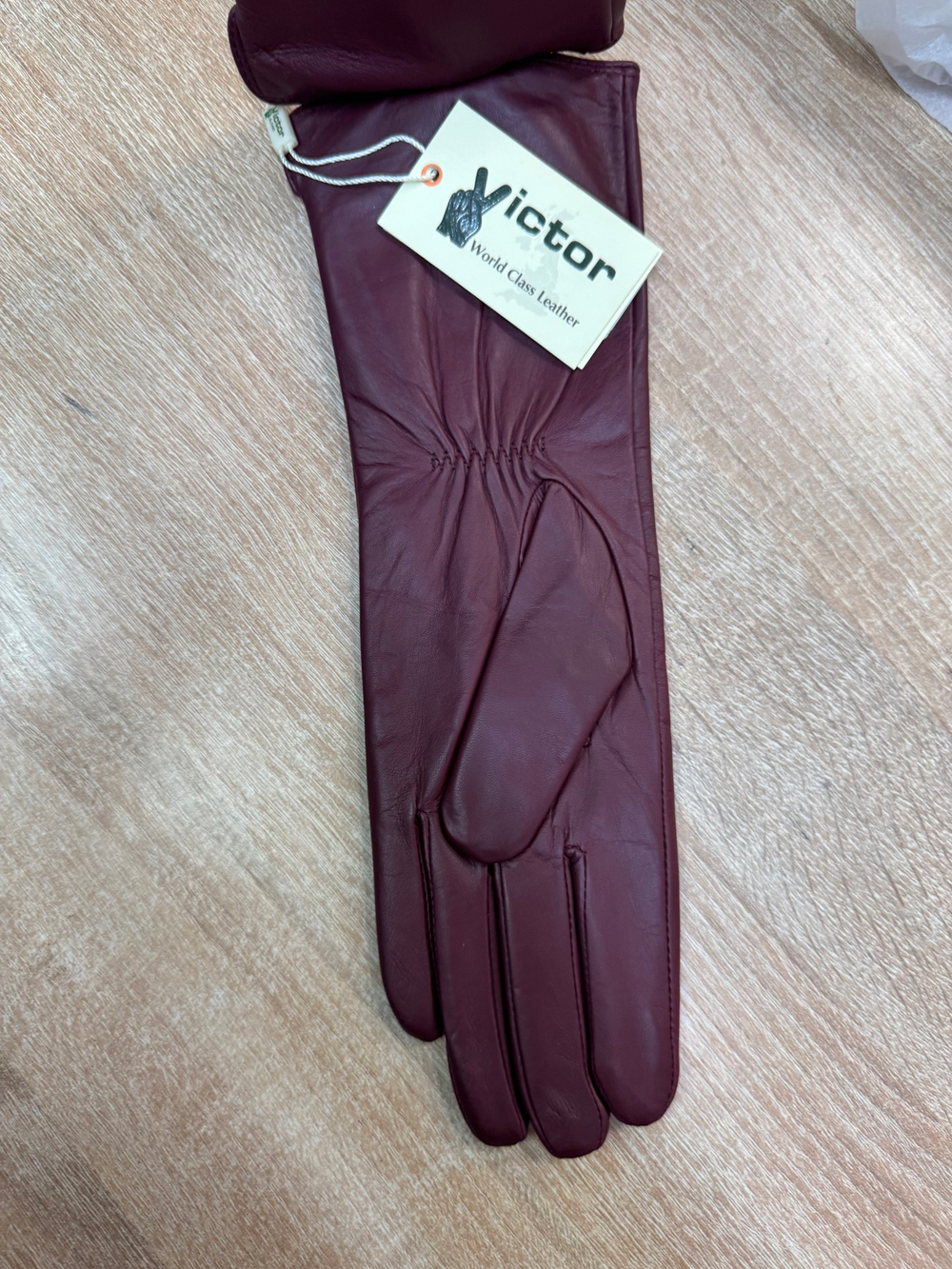 Перчатки.Женские.Кожаные.Люкс качества. Подклад: трикотаж-шерсть. 5 шт в упаковке.