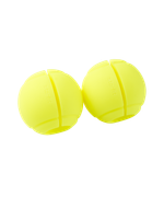 БЕЗ УПАКОВКИ Расширители хвата STARFIT BB-111, d=25 мм, сферические, ярко-зеленый, 2 шт