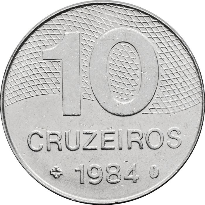 10 крузейро 1984 Бразилия