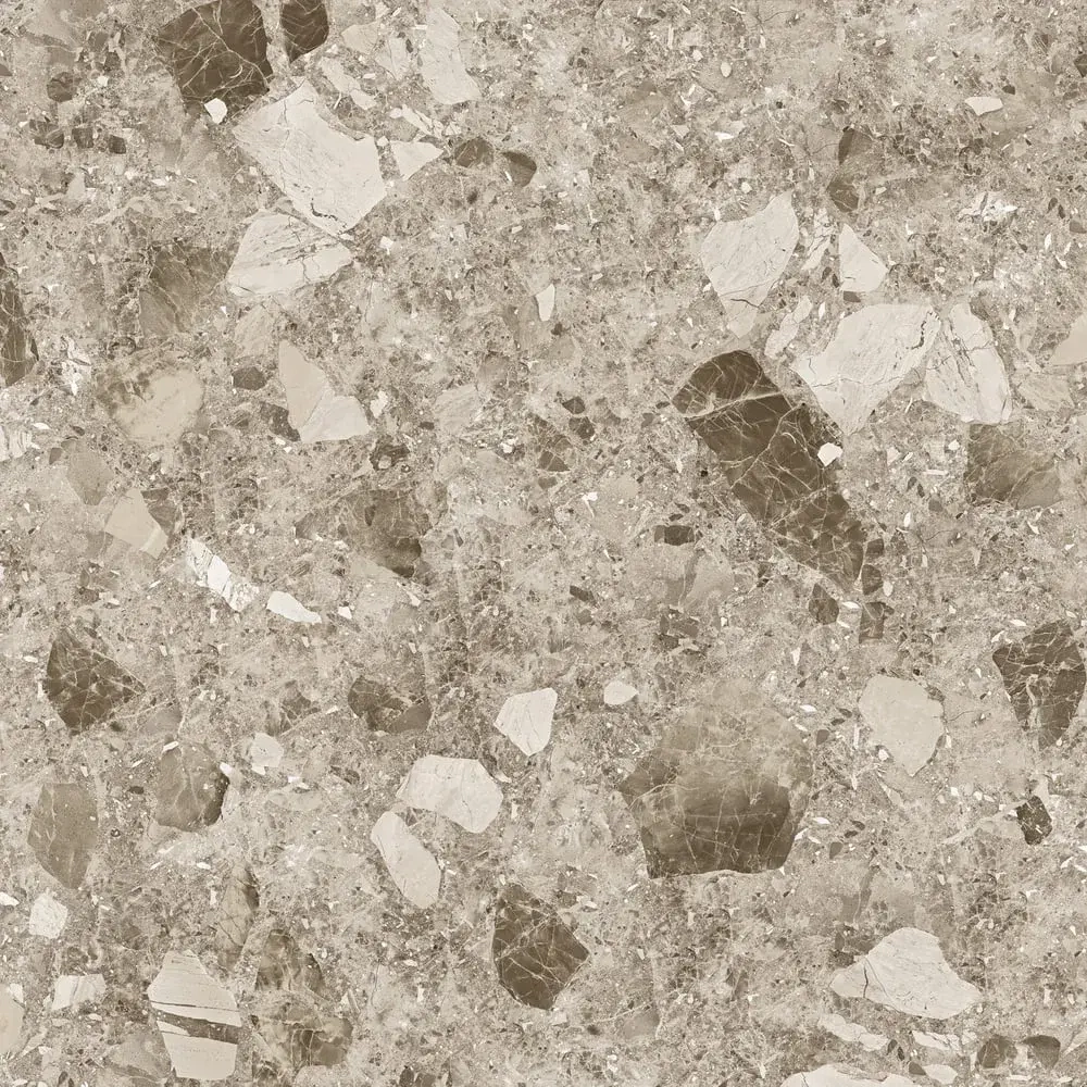 Керамогранит Alma Ceramica GFU04STE40R Steel rock 60x60 бежевый сахарный под терраццо