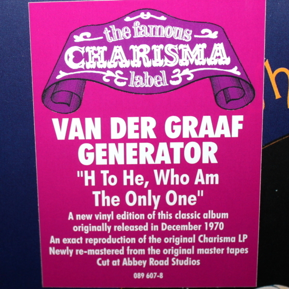 Van Der Graaf Generator / H To He Who Am The Only One (LP)