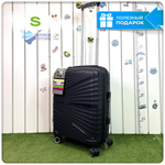 Маленький чемодан IMPREZA GRAPHIC с расширителем, Черный