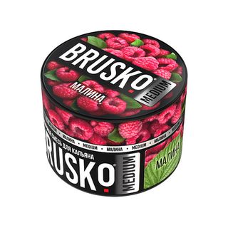 Купить Бестабачная смесь Brusko Medium - Малина 50 г