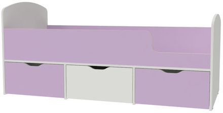 Кровать КарИВи Малыш Мини Белый  Ирис