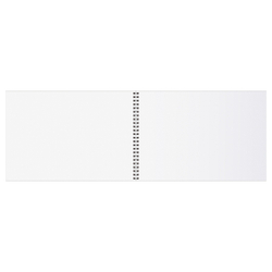 Альбом для рисования 40л., А4, на гребне "Just black", soft-touch ламинация, выб. лак, BG